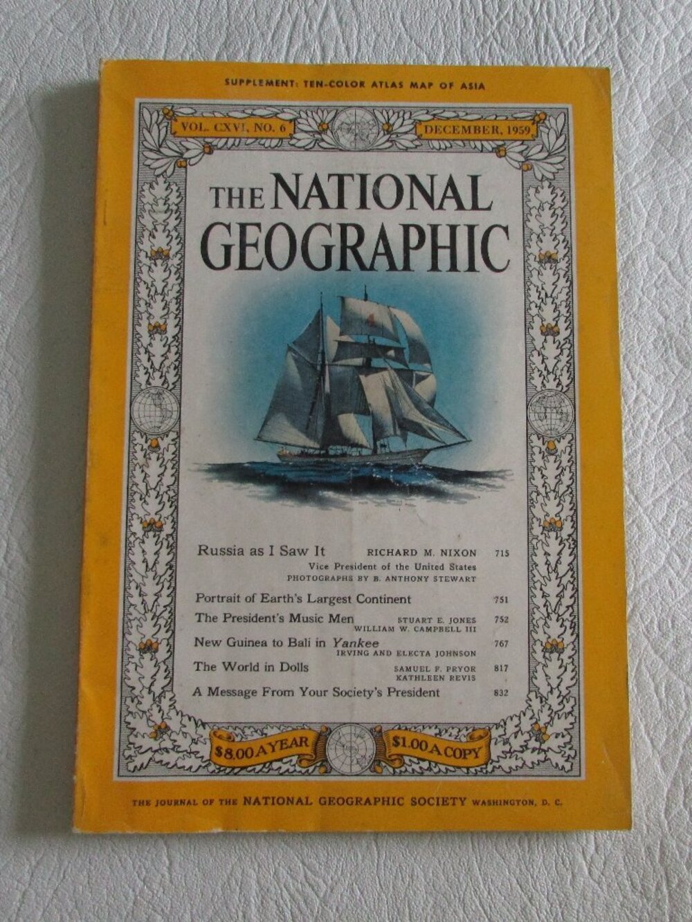 Vintage National Geographic - Dec 1959